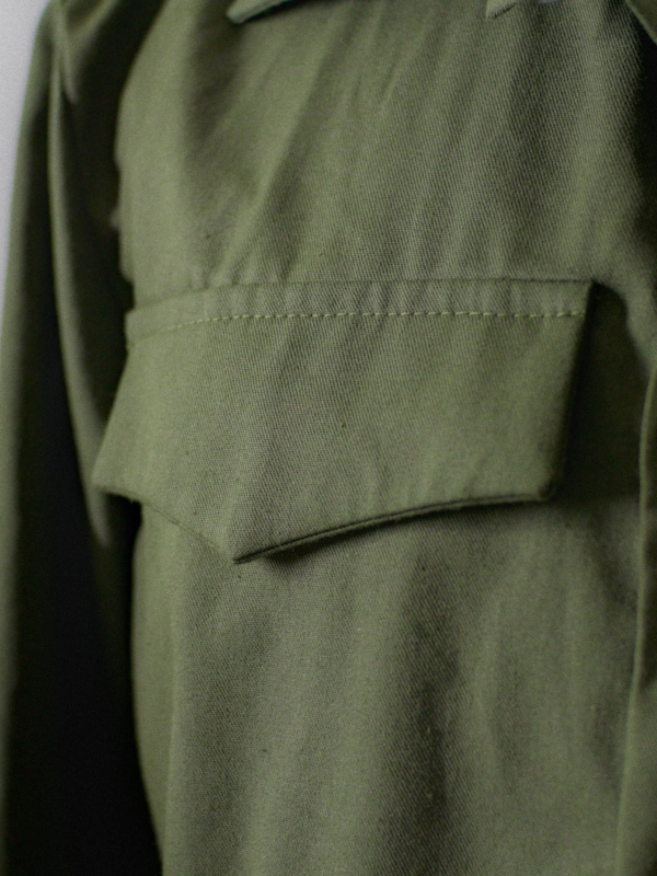 Overshirt Verde de Sarja Fina Rubroo - Imagem 3