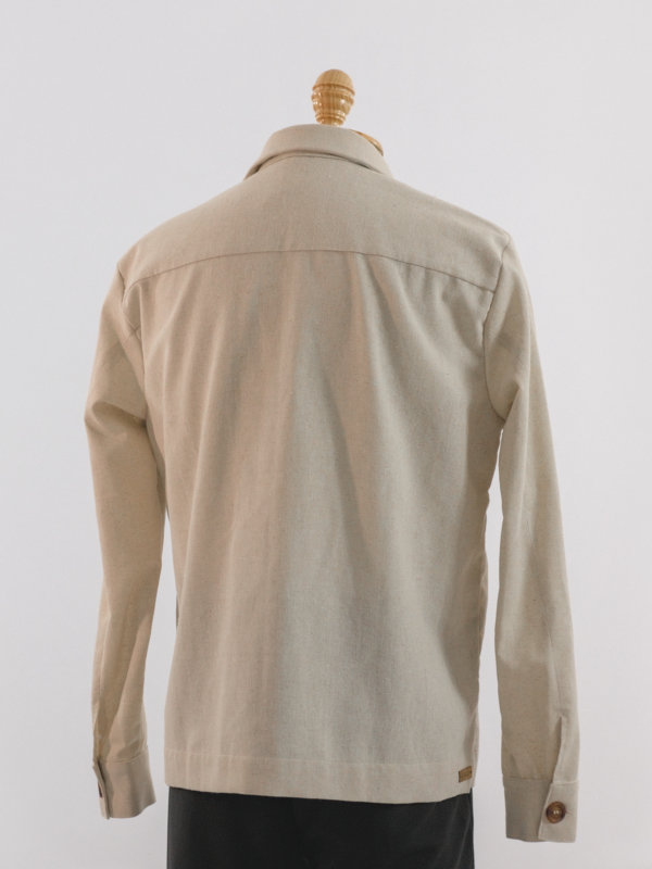 Overshirt de Linho Coffee Rubroo – Edição Limitada - Imagem 2